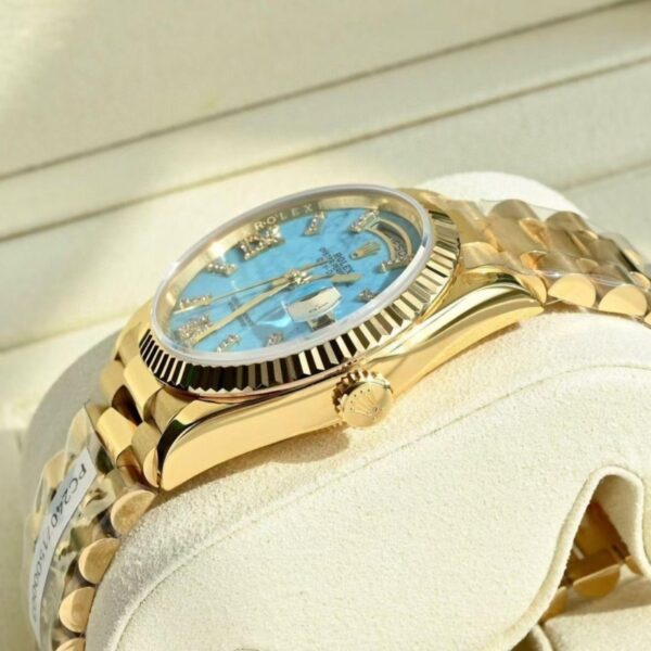 128238-0071 Day-Date 36mm Turquesa