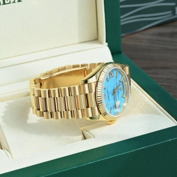 128238-0071 Day-Date 36mm Turquesa