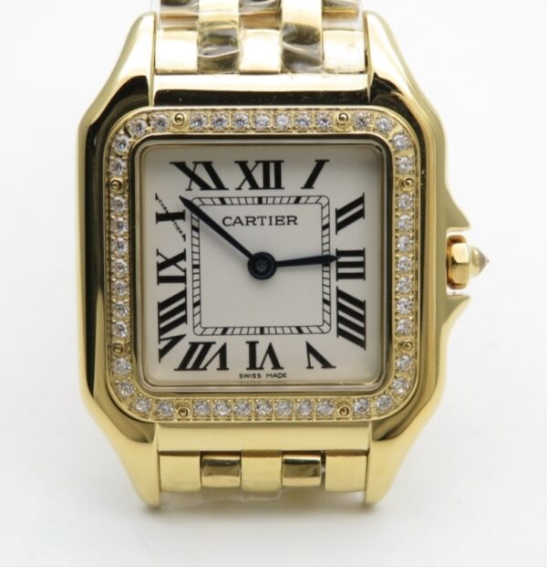 PANTHÈRE DE CARTIER 27MM ORO DIAMANTES