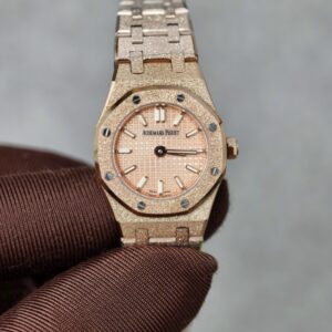 Audemars Piguet Royal Oak Mini 67630OR.GG.1312OR.01 'Mini' Frosted Rose Gold Quartz